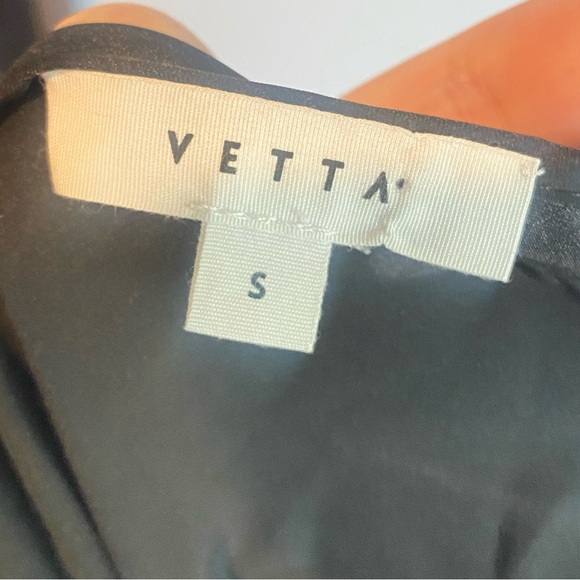 VETTA Black Slip Dress Size Small - Picture 4 of 5